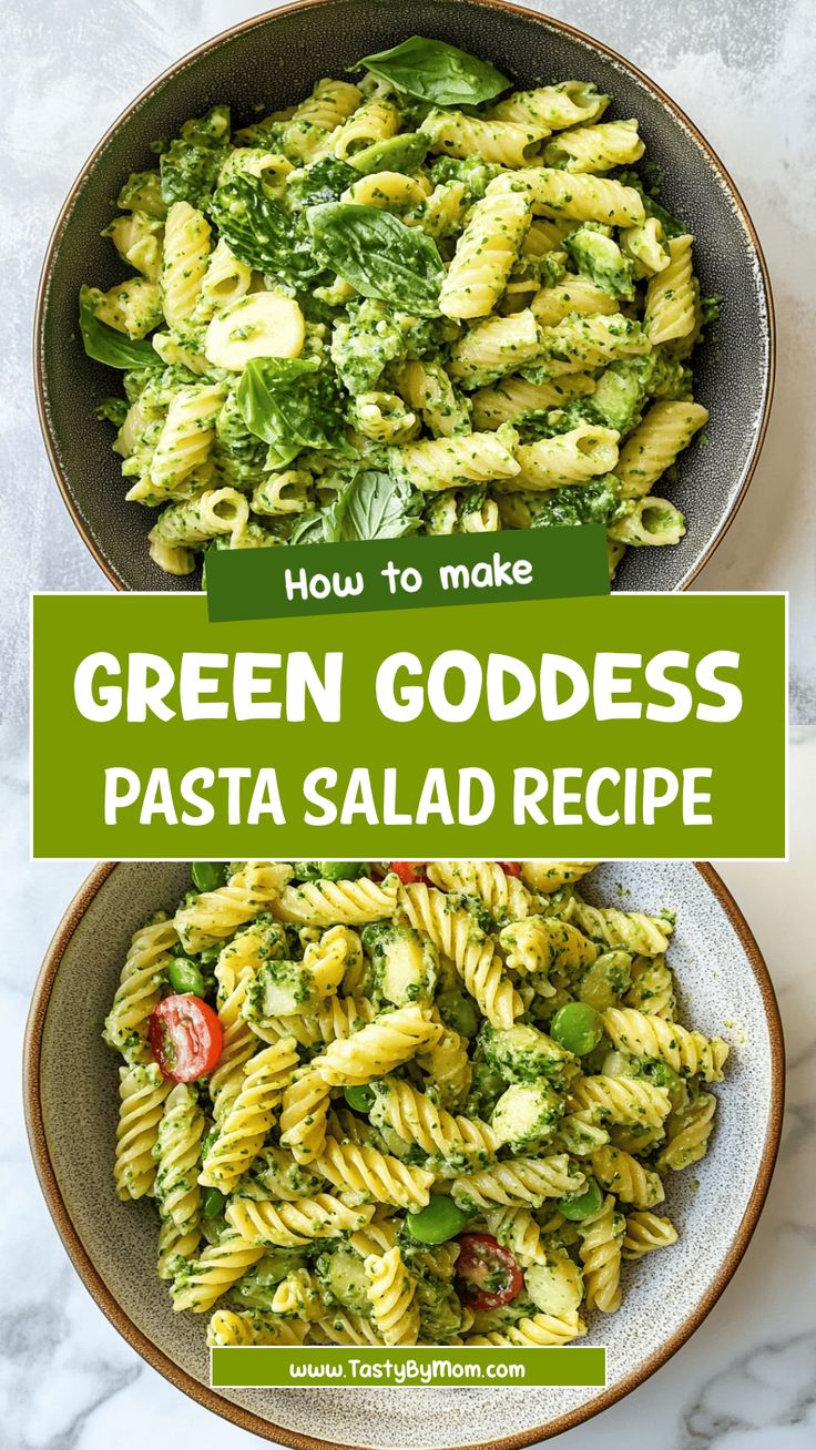Master Green Goddess Pasta Salad: Fresh Herbs & Creamy Dressing